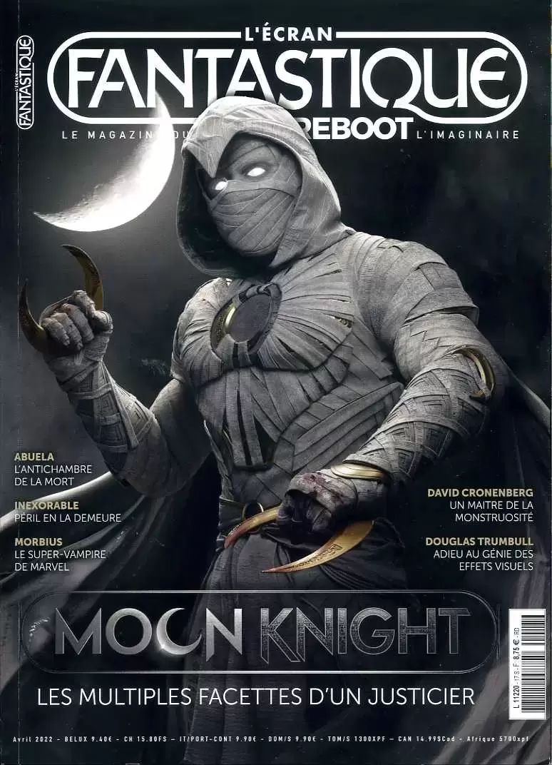 ECRAN FANTASTIQUE | L magazine side cover Issue 17  April 2022