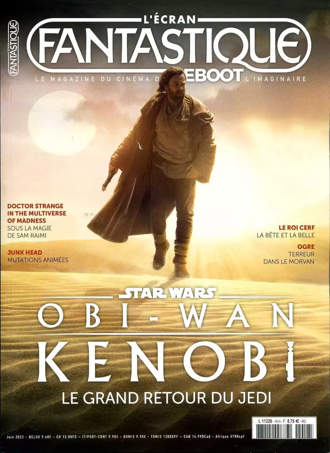 ECRAN FANTASTIQUE | L magazine side cover Issue 18  June 2022