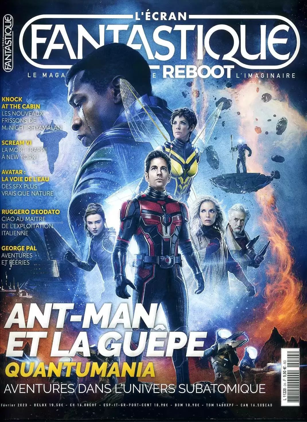ECRAN FANTASTIQUE | L magazine side cover Issue 24  February 2023