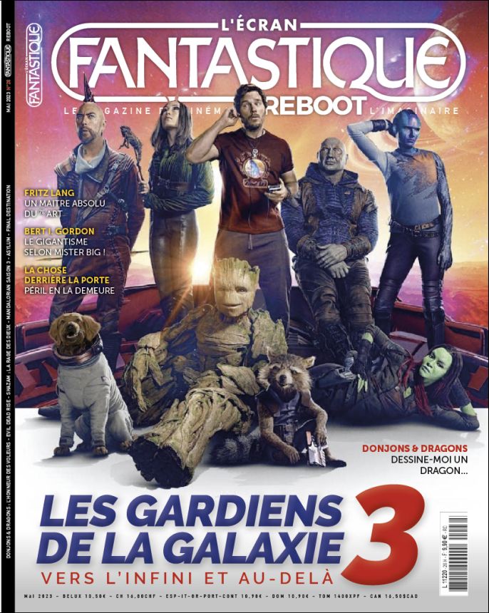 ECRAN FANTASTIQUE | L magazine side cover Issue 26  May 2023