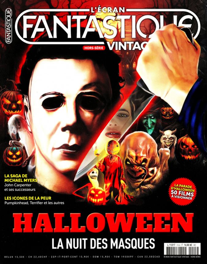 ECRAN FANTASTIQUE VINTAGE magazine side cover Issue 15  September 2023