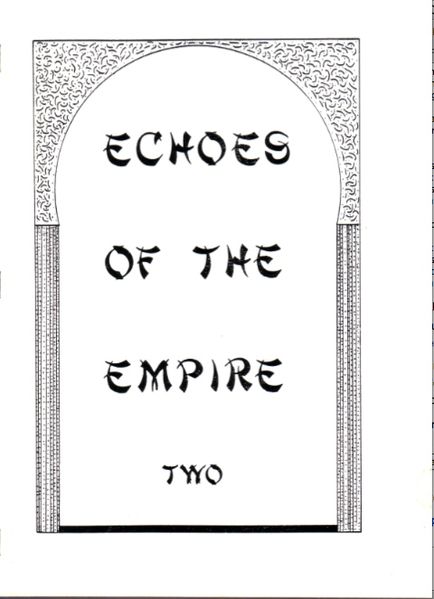 ECHOES OF THE EMPIRE magazine side cover Issue 2  1979