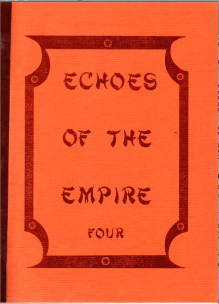 ECHOES OF THE EMPIRE magazine side cover Issue 4 May 1980