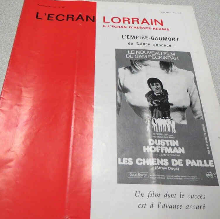 ECRAN LORRAIN | L magazine side cover Issue 297  March 1972