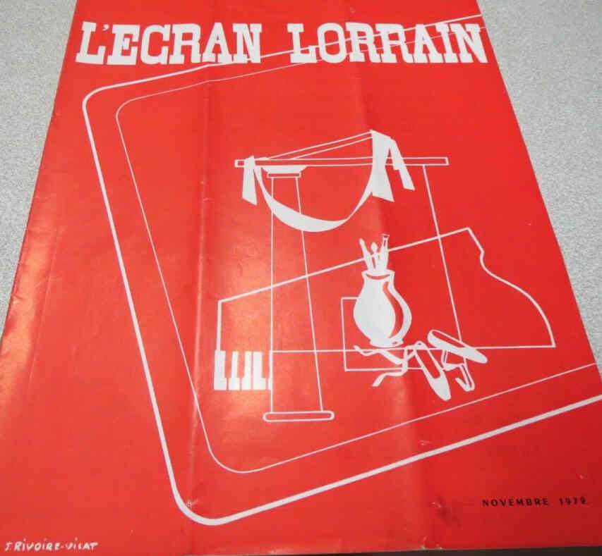 ECRAN LORRAIN | L magazine side cover Issue 305  November 1972