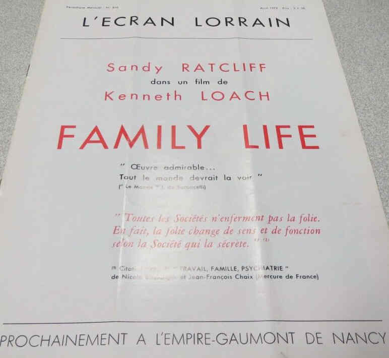 ECRAN LORRAIN | L magazine side cover Issue 310  April 1973