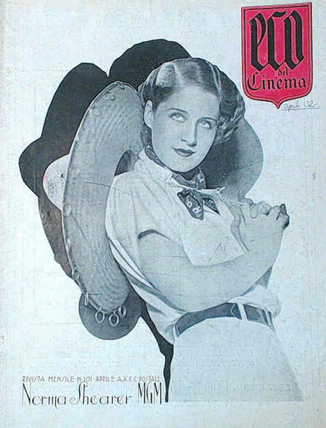 ECO DEL CINEMA magazine side cover Issue 101  April 1932