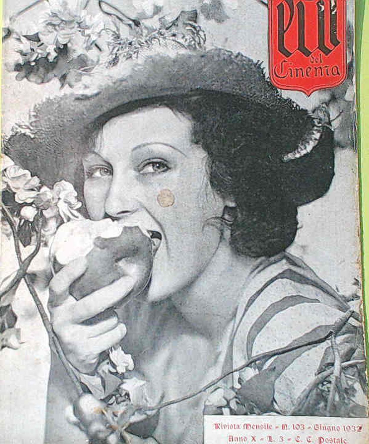 ECO DEL CINEMA magazine side cover Issue 103  June 1932