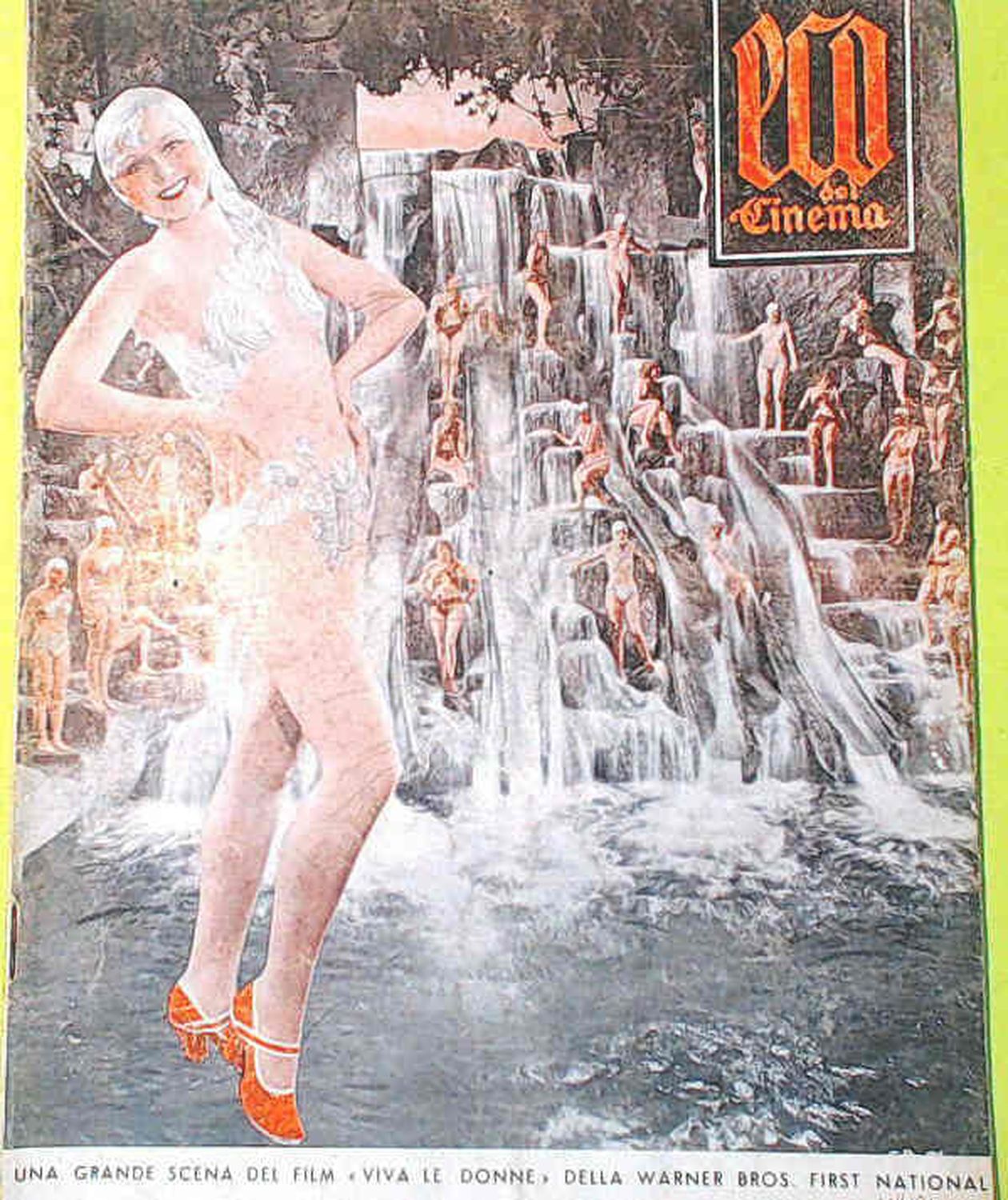 ECO DEL CINEMA magazine side cover Issue 130  September 1934