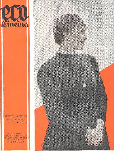 ECO DEL CINEMA magazine side cover Issue 142 September 1935