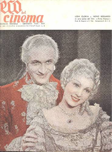 ECO DEL CINEMA magazine side cover Issue 146 January 1936