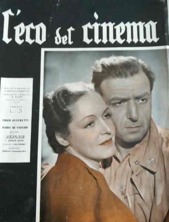 ECO DEL CINEMA magazine side cover Issue 225  August 1942