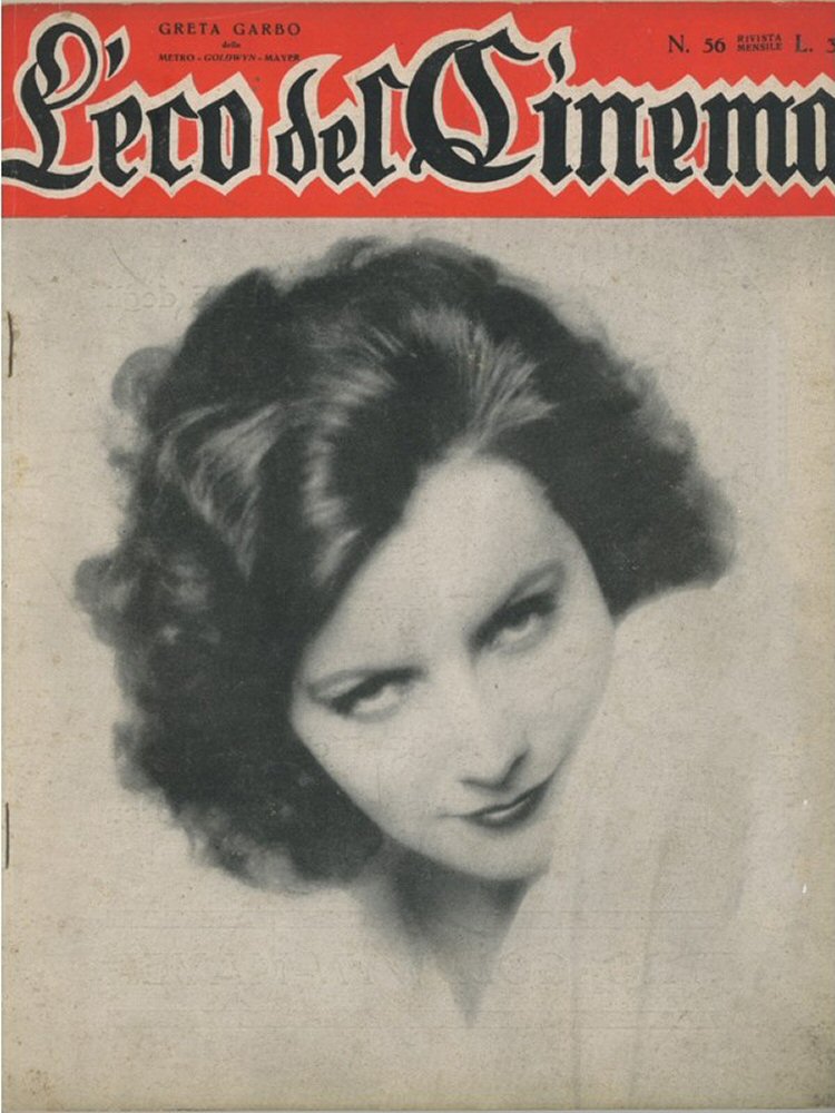 ECO DEL CINEMA magazine side cover Issue 56  July 1928