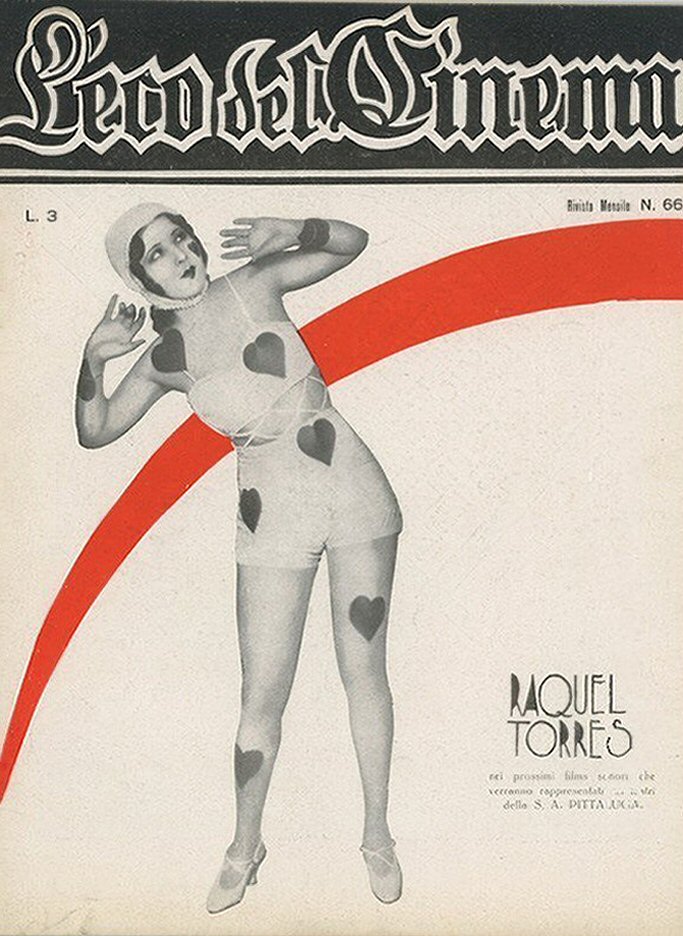 ECO DEL CINEMA magazine side cover Issue 66  May 1929