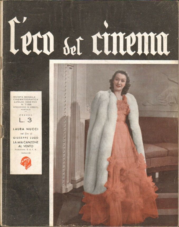 ECO DEL CINEMA magazine side cover Issue 188  July 1939