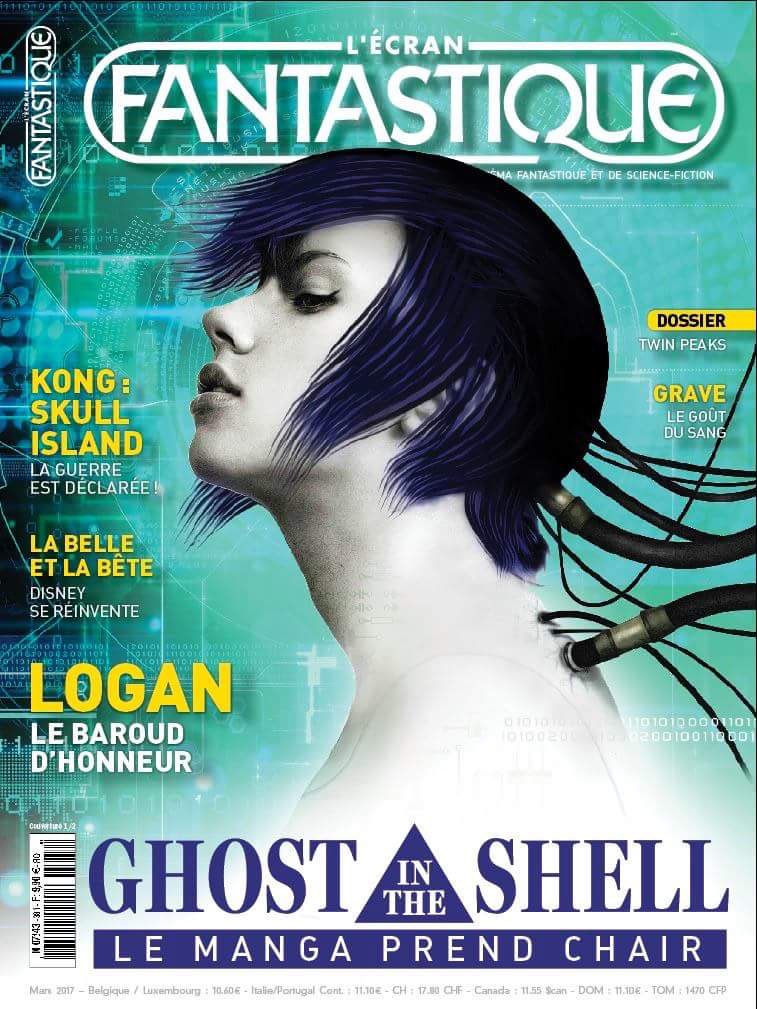 ECRAN FANTASTIQUE | L magazine side cover Issue 384 March 2017