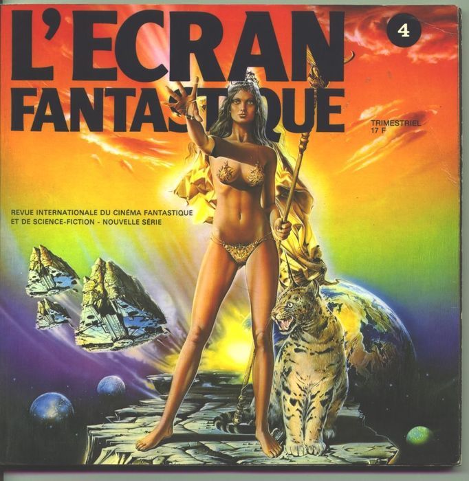 ECRAN FANTASTIQUE | L magazine side cover Issue 4  1978