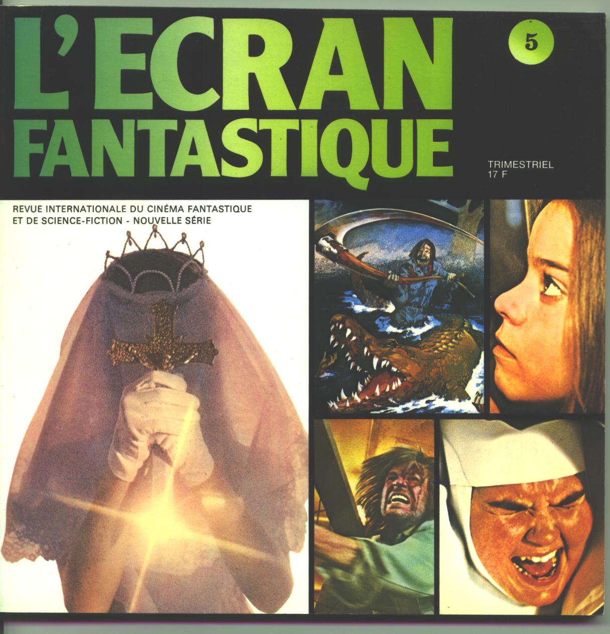 ECRAN FANTASTIQUE | L magazine side cover Issue 5  1978