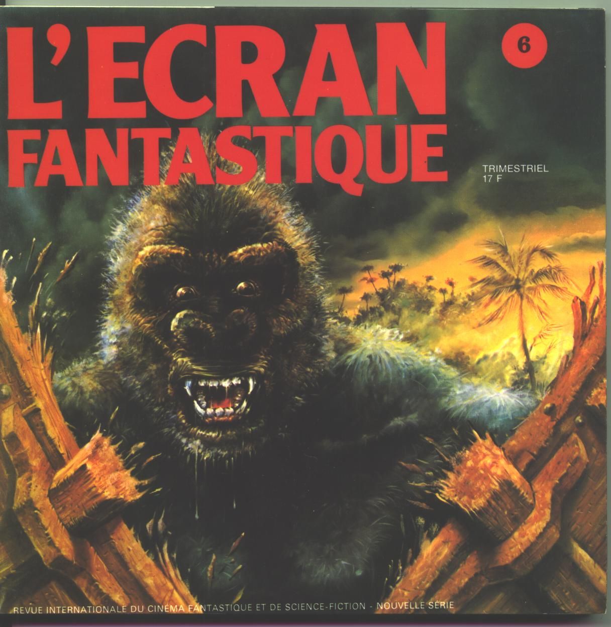 ECRAN FANTASTIQUE | L magazine side cover Issue 6  1978