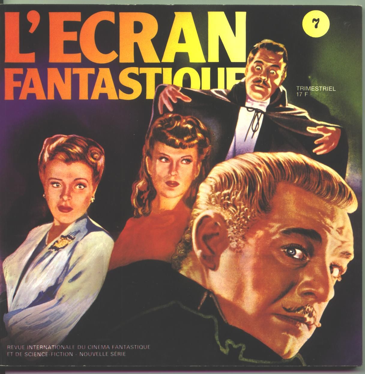 ECRAN FANTASTIQUE | L magazine side cover Issue 7  1978