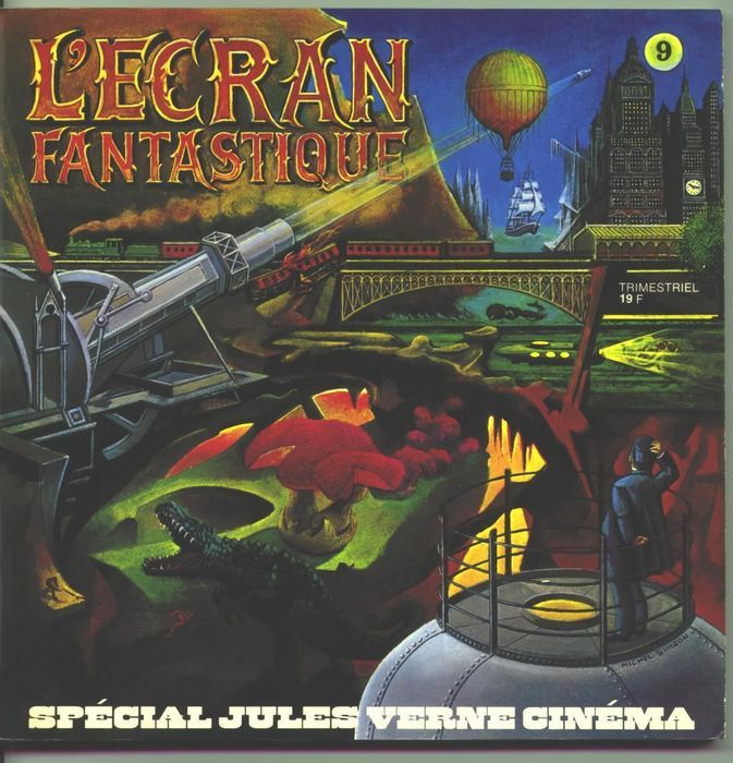 ECRAN FANTASTIQUE | L magazine side cover Issue 9  1979