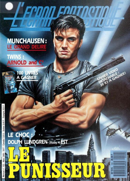 ECRAN FANTASTIQUE | L magazine side cover Issue 102 March 1989