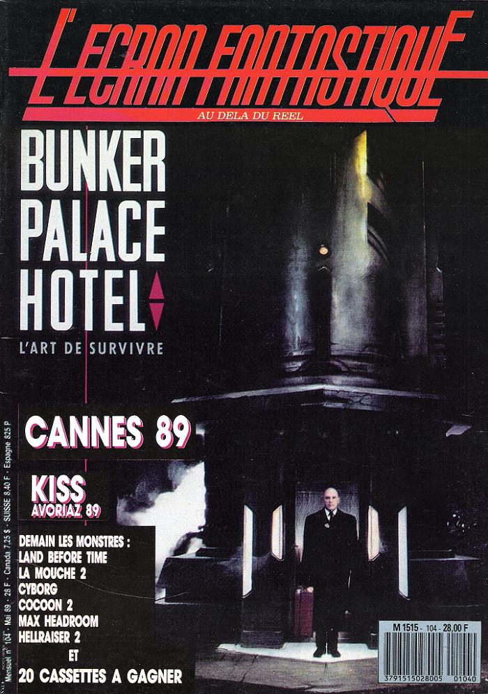 ECRAN FANTASTIQUE | L magazine side cover Issue 104 May 1989