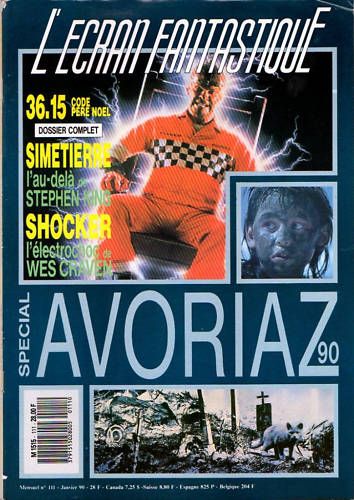ECRAN FANTASTIQUE | L magazine side cover Issue 111 January 1990