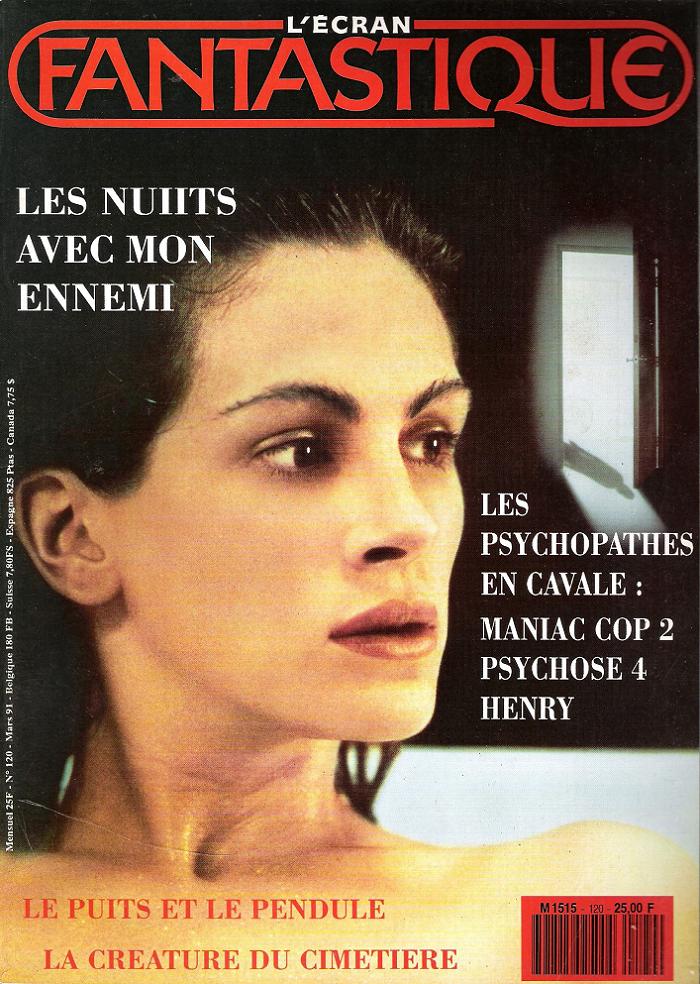 ECRAN FANTASTIQUE | L magazine side cover Issue 120 March 1991