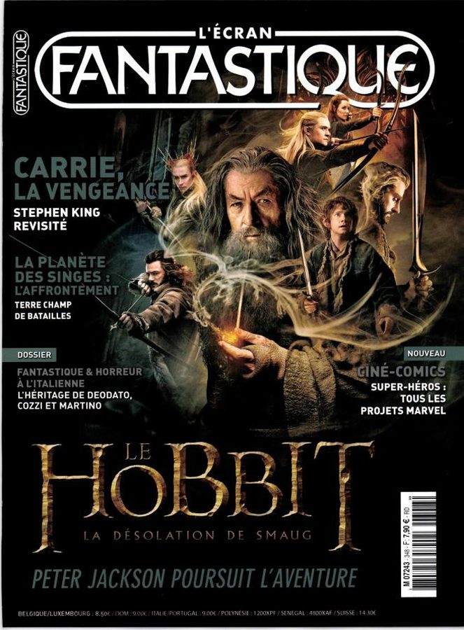 ECRAN FANTASTIQUE | L magazine side cover Issue 348 December 2013