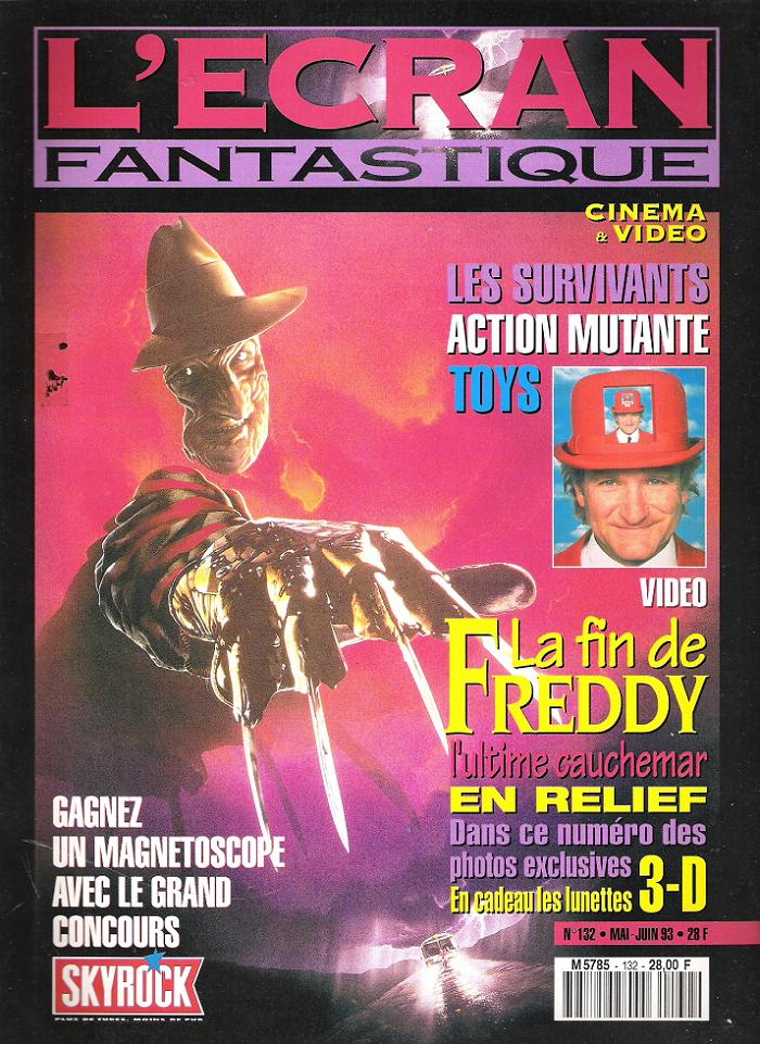 ECRAN FANTASTIQUE | L magazine side cover Issue 132 May 1993