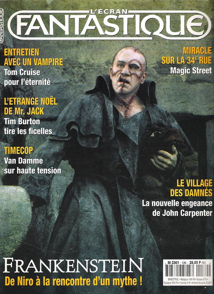 ECRAN FANTASTIQUE | L magazine side cover Issue 139 October 1994