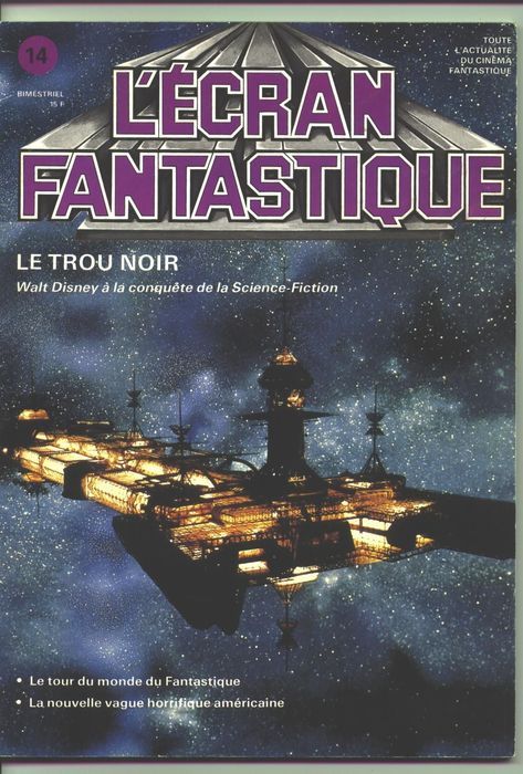 ECRAN FANTASTIQUE | L magazine side cover Issue 14  1980