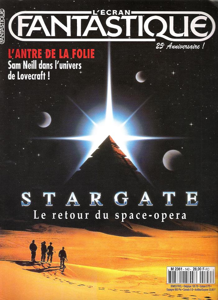 ECRAN FANTASTIQUE | L magazine side cover Issue 140 February 1995