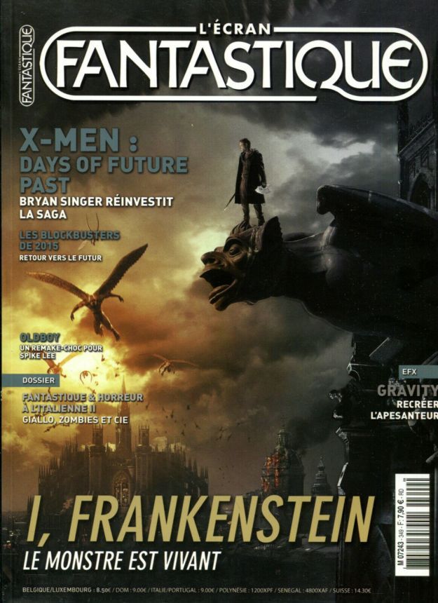ECRAN FANTASTIQUE | L magazine side cover Issue 349 January 2014