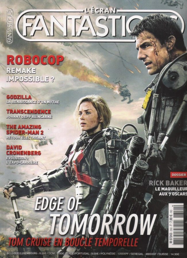 ECRAN FANTASTIQUE | L magazine side cover Issue 350 February 2014