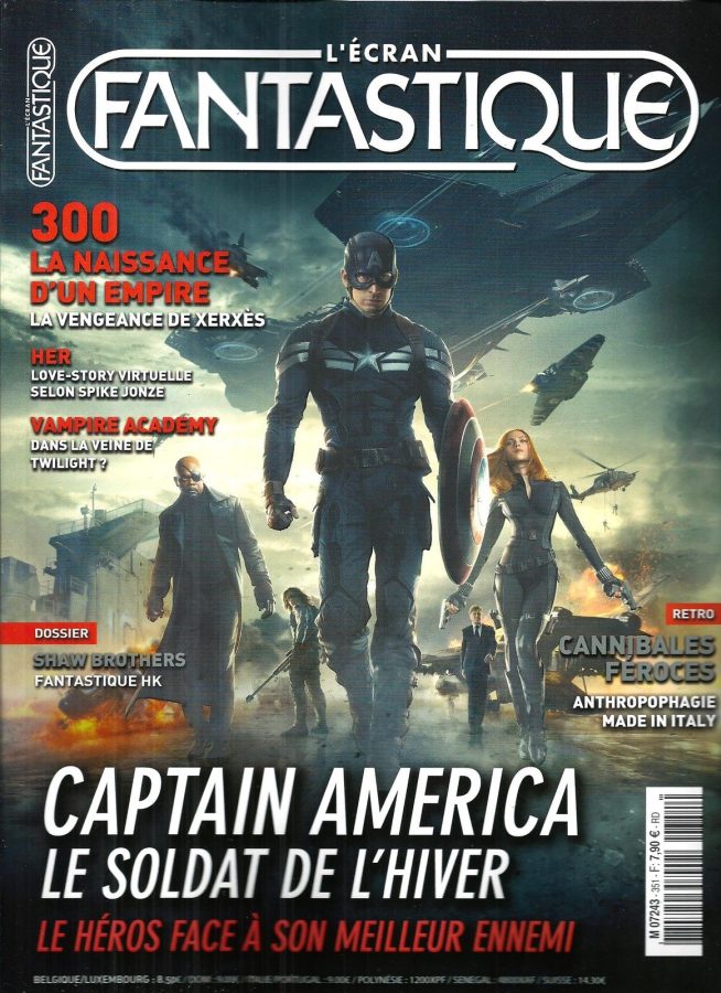 ECRAN FANTASTIQUE | L magazine side cover Issue 351 March 2014