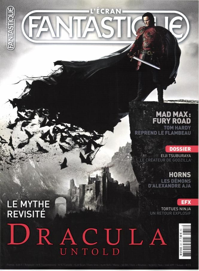 ECRAN FANTASTIQUE | L magazine side cover Issue 357 October 2014