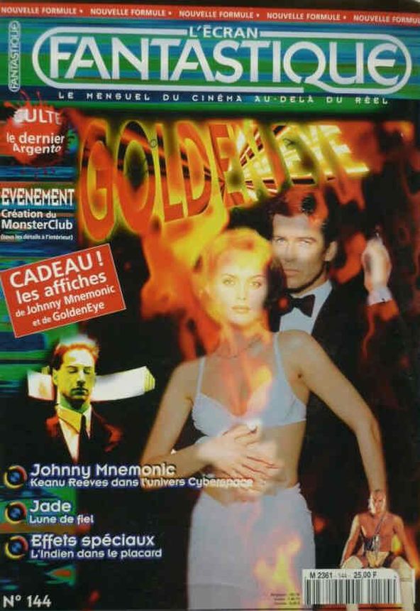 ECRAN FANTASTIQUE | L magazine side cover Issue 144 October 1995