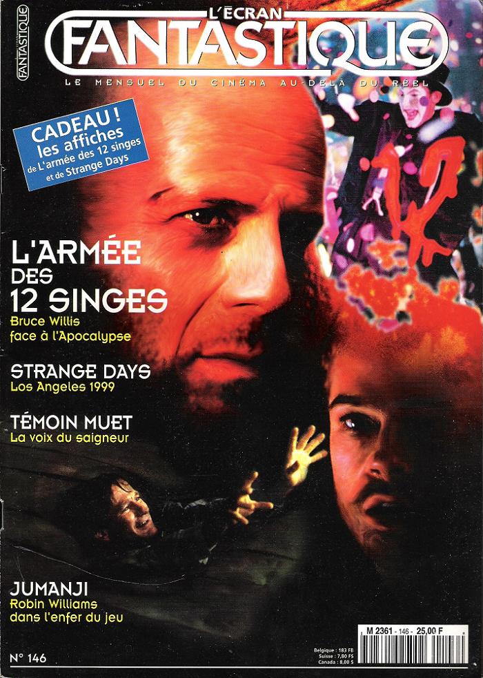 ECRAN FANTASTIQUE | L magazine side cover Issue 146 February 1996
