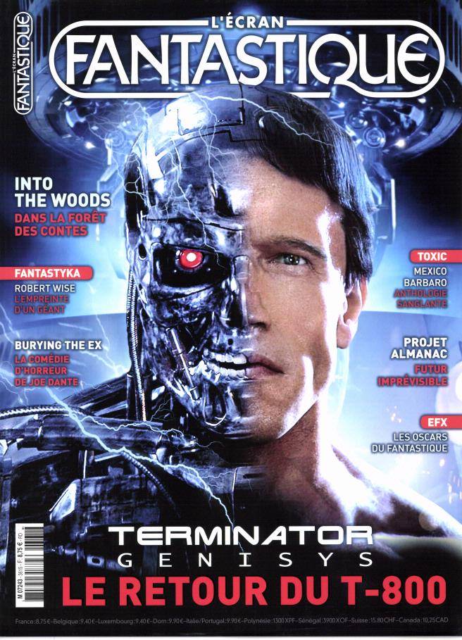 ECRAN FANTASTIQUE | L magazine side cover Issue 361 January 2015