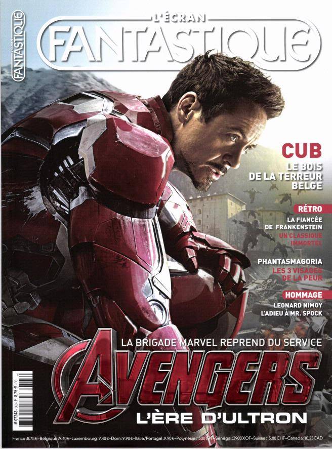 ECRAN FANTASTIQUE | L magazine side cover Issue 363 March 2015