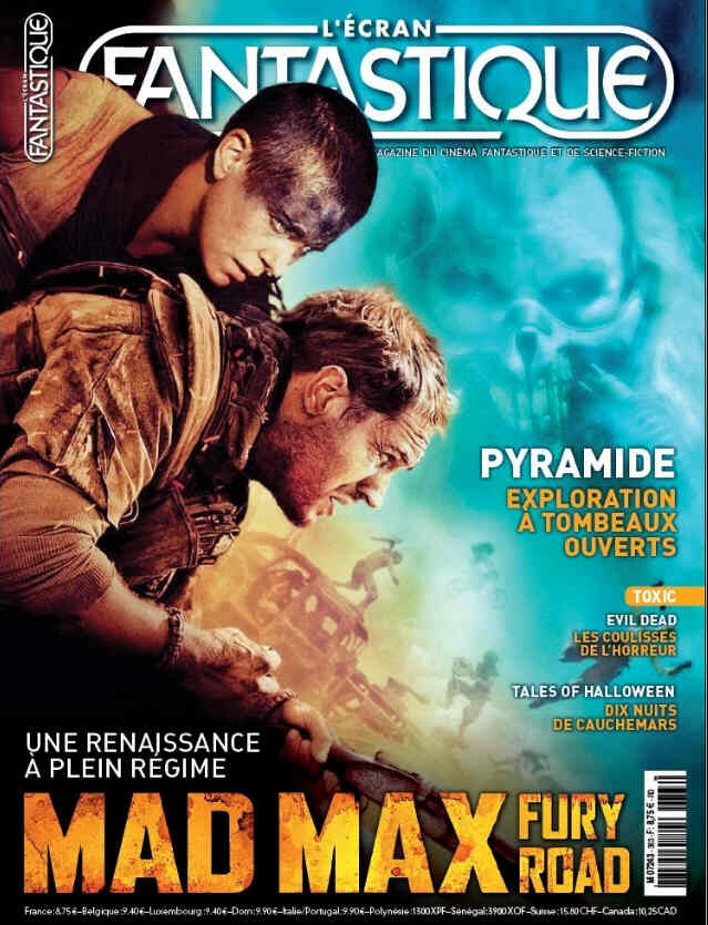 ECRAN FANTASTIQUE | L magazine side cover Issue 364 April 2015