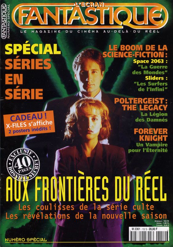 ECRAN FANTASTIQUE | L magazine side cover Issue 152 August 1996