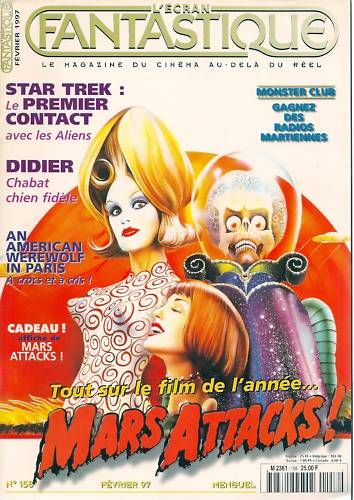 ECRAN FANTASTIQUE | L magazine side cover Issue 158 February 1997