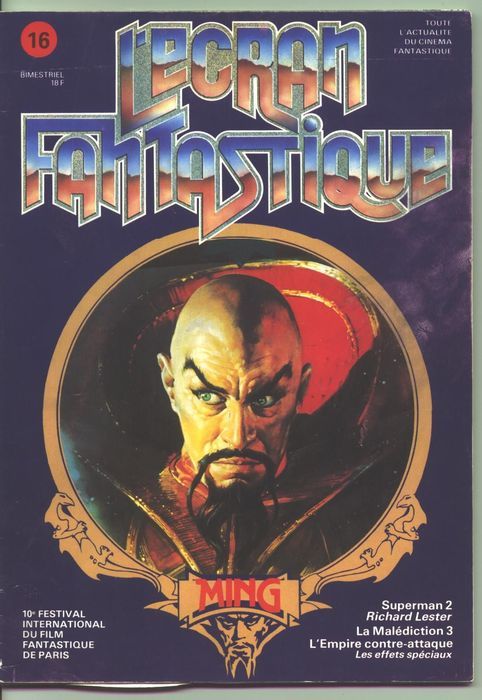 ECRAN FANTASTIQUE | L magazine side cover Issue 16  1981