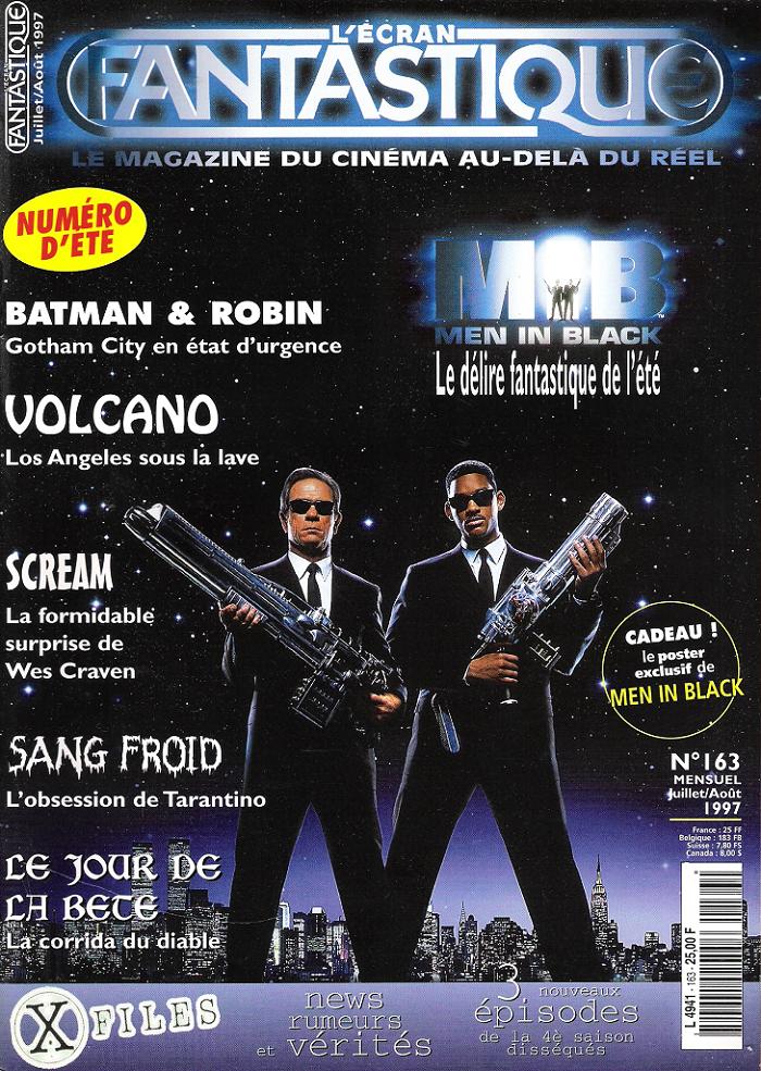 ECRAN FANTASTIQUE | L magazine side cover Issue 163 July 1997