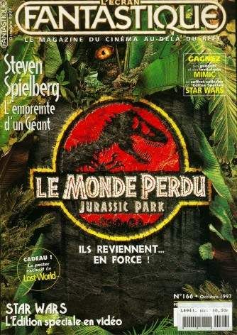ECRAN FANTASTIQUE | L magazine side cover Issue 166 October 1997