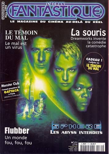 ECRAN FANTASTIQUE | L magazine side cover Issue 171 March 1998