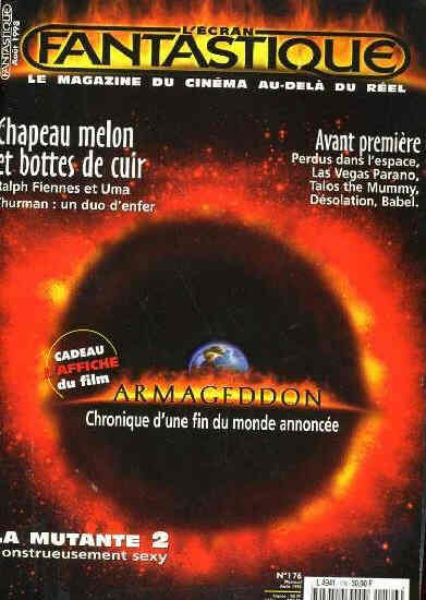 ECRAN FANTASTIQUE | L magazine side cover Issue 176 August 1998